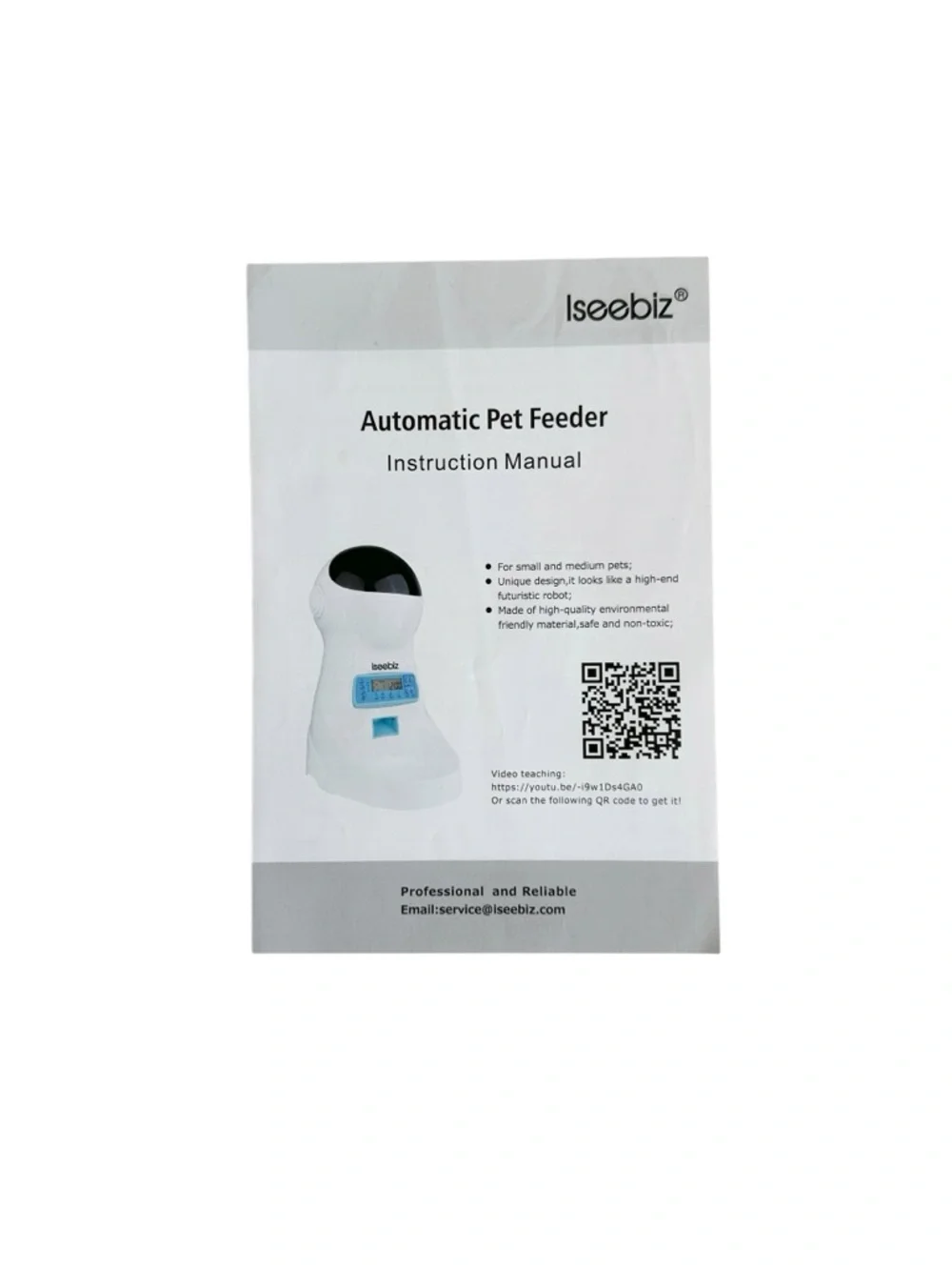 🔃Iseebiz Automatic Cat Food Feeder